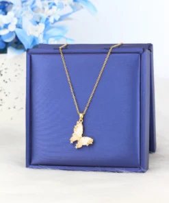 Alternative view of Butterfly necklace