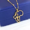 key necklace inside a map