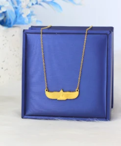Alternative view of egyptian eagle necklace