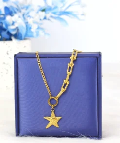 Alternative view of star necklace