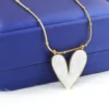 Whait Heart Necklace