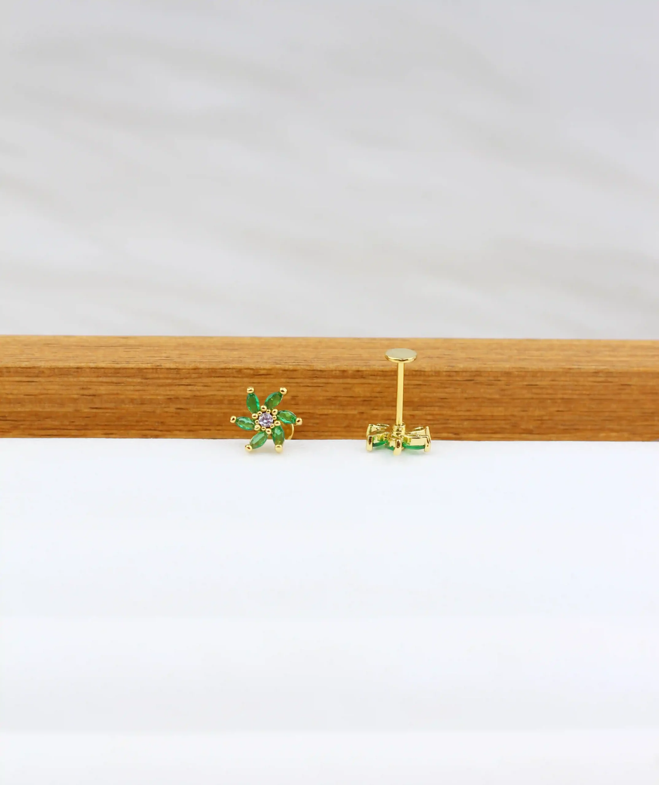 Stainless flat piercing