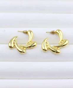 Alternative view of Gold Plated Earrings