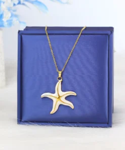 Alternative view of star necklace