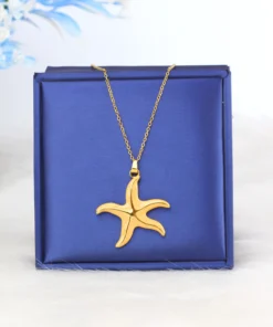 Alternative view of star necklace